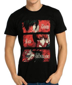 Death Note Kira L Shinigami Siyah Tişört