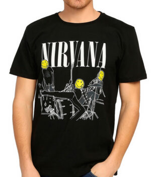 Nirvana Bleach Siyah Erkek Tişört